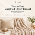 Elyvraa™ WarmNest Weighted Throw Blanket