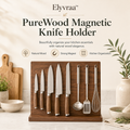 Elyvraa™ PureWood Magnetic Knife Holder